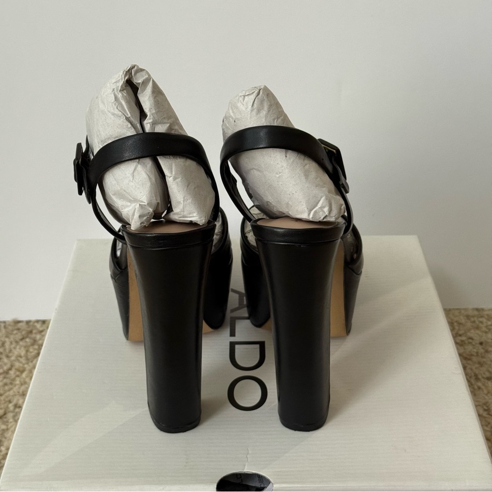 ALDO Black Platform Heels - Picture 3 of 5